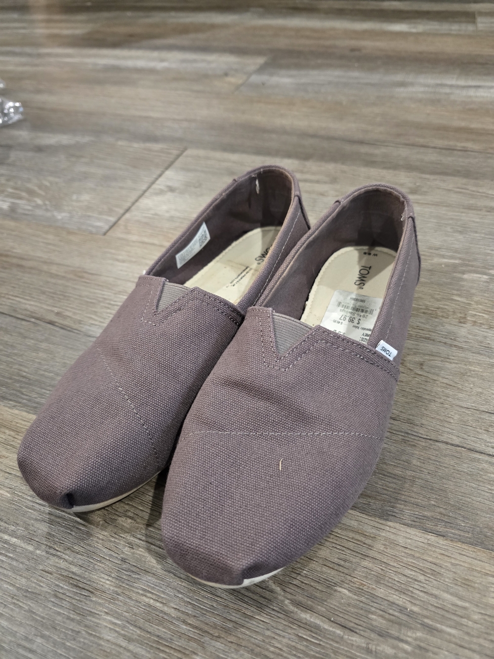 Toms Women's Mauve Canvas Flats